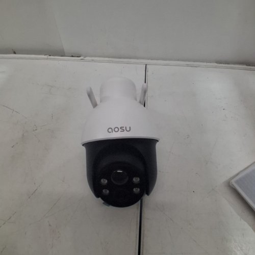 AOSU SOLAR WIRELESS OUTDOOR SECURITY CAMERA WORKS WITH ALEXA - 3K QUALITY - WHITE - (MODEL: SOLARCAM D1 SE) image 4