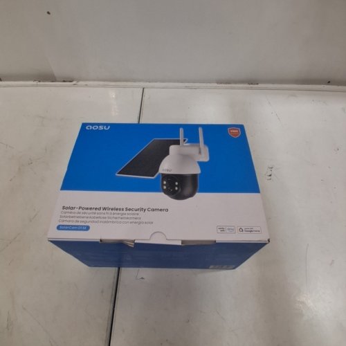 AOSU SOLAR WIRELESS OUTDOOR SECURITY CAMERA WORKS WITH ALEXA - 3K QUALITY - WHITE - (MODEL: SOLARCAM D1 SE) image 7