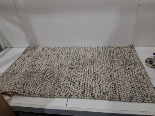 SAFAVIEH NATURAL FIBER HAND WOVEN AREA RUG - 2ft x 4ft - light grey/ivory (model:nat620g-24) image 5
