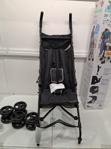 Summer By Ingenuity INFANT 3DMINI CONVENIENCE foldable STROLLER - 45lbs cap - BLACK/GREY (MODEL: 32873) image 3