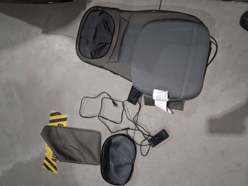 SNAILAX SHIATSU NECK & BACK MASSAGER HEAT MASSAGE CHAIRBACK PAD WITH REMOTE - 42W - (MODEL: SL-233) image 3