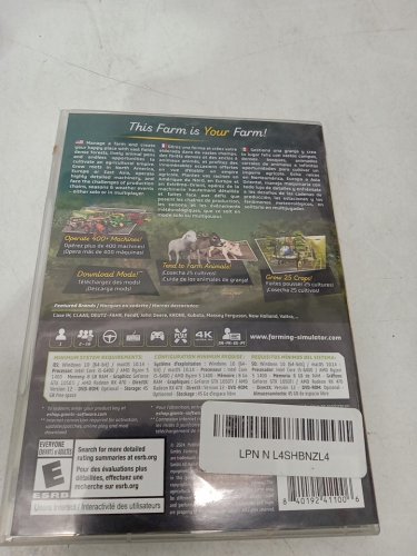 PC GAMING FARMING SIMULATOR 25 / FARMING SIMULATOR 25 16 BIT EDITION VIDEO GAME with keychain image 3