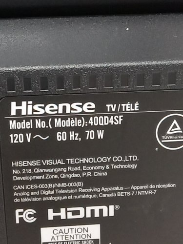 Hisense 40" Hi-QLED HD Smart Fire TV, Dolby Audio, Compatible with Alexa, Full Array LED - 1080P - BLACK - (MODEL: 40QD4SF) image 15
