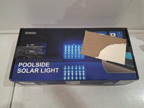 Sansi SOLAR POOL LIGHTS FOR STEEL WALL ABOVE GROUND POOLS - RGB- 4 MODE LED LIGHTS - 5W - 4000mAH (MODEL: C21SD017) image 5