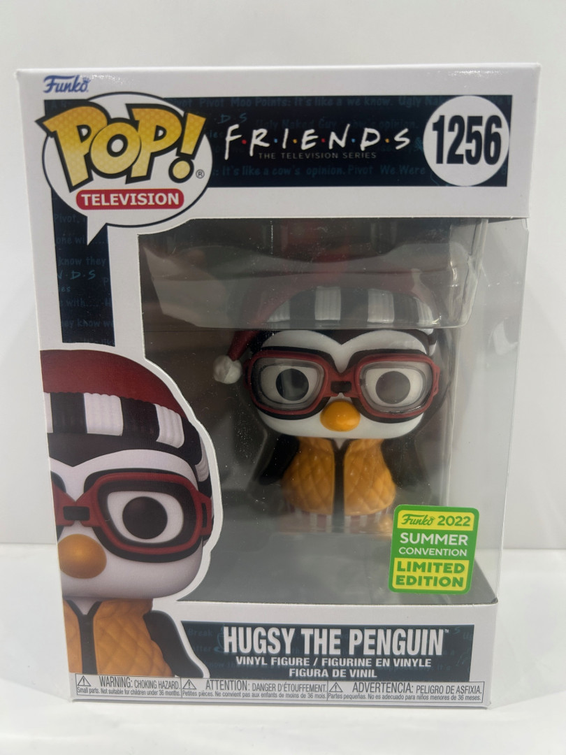 Funko pop! **2022 summer convention** television: friends - hugsy the penguin vinyl figure (#1256) image 2