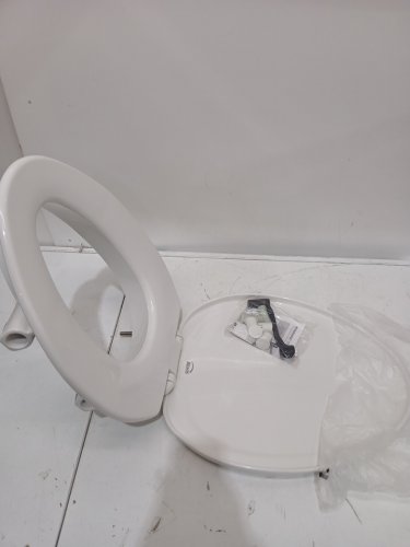 Bemis Elongated Steadfast Raised Toilet Seat - 3" - White (Model: E82350TC) image 4