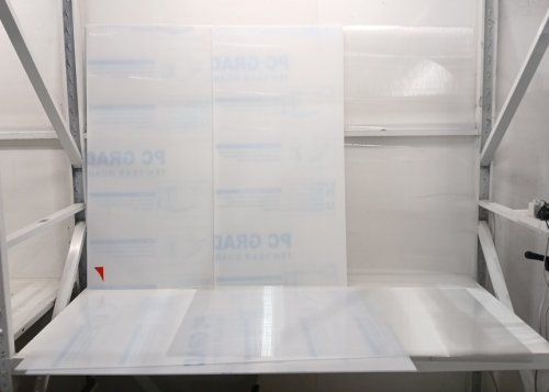 6PK Teabelle Polycarbonate Greenhouse Panels - 4FT x 2FT - Clear image 3
