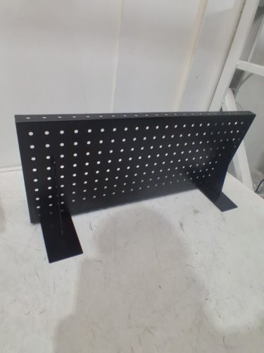 sincheeway heavy duty slatwall shelf - 24" x 10" - black image 3