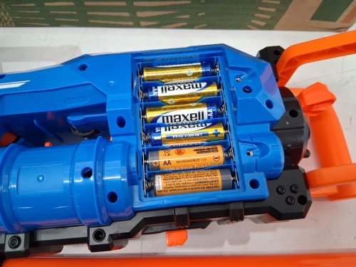 Zuru XSHOT Insanity Motorized Gatling Blaster with Tripod Stand and darts - blue/black/orange (model: 36654) image 4