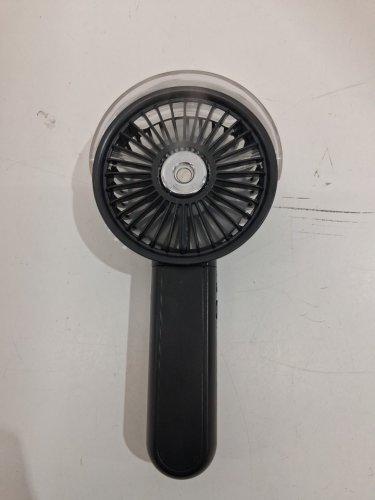 SWEETFULL Foldable Handheld Misting Fan Portable - 30ML - black image 2