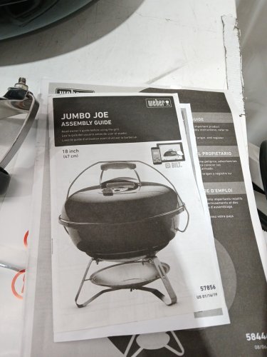 WEBER JUMBO JOE 18" PORTABLE CHARCOAL GRILL - BLACK (MODEL: 1211001) image 7