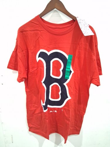 MEN'S MLB BOSTON RED SOX T-SHIRT - EXTRA LARGE - RED image 2