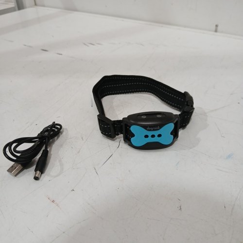 Dogrook Rechargeable No-shock Humane Dog Bark Collar With Vibration & Beep - Fits 9"-22" Necks - Blue image 3