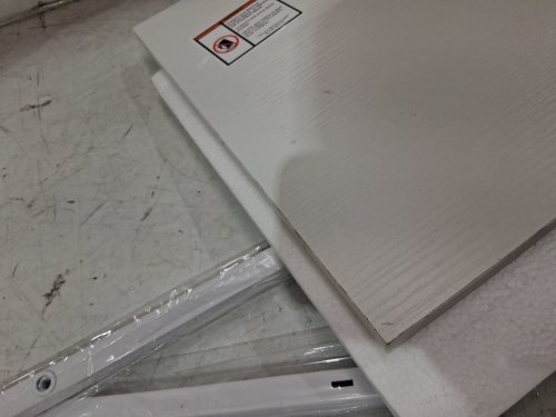 3 drawer fabric dresser - white (model: 55scnt3d40wpvc1pb) image 3