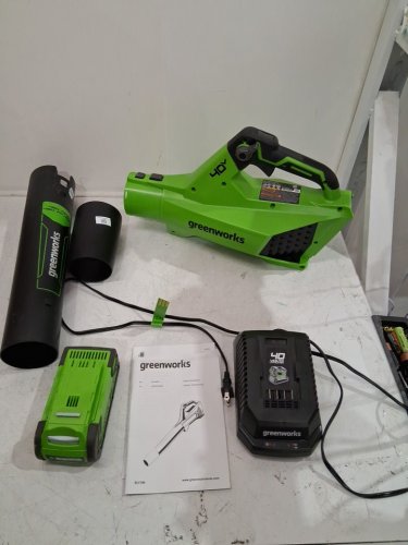 Greenworks 40V Axial Blower WITH 40V BATTERY AND CHARGER - (MODEL:BLF346) image 3