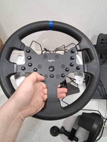 PXN V99 Real Force Feedback Racing Steering Wheel with Pedals & Shifter, Detachable 270°/900° Steering Wheel for PC, Xbox One, Xbox Series X/S, PS4 image 8