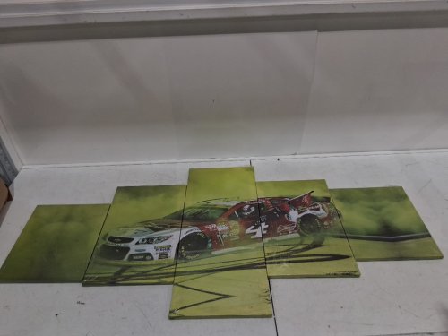 5PC Canvas Track of Race Speedway Pictures for Living Room image 3