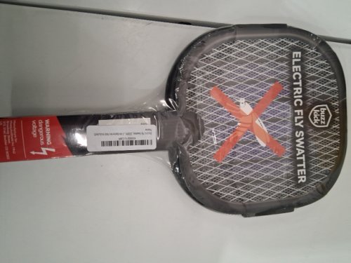 buzz kick Electric Fly Swatter- 1W - AA Batteries Not Included - BLACK -(Model: WP06) image 2
