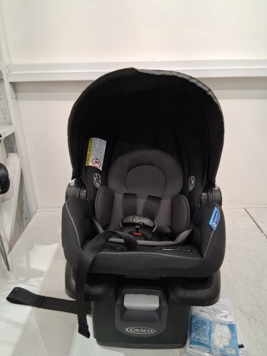 GRACO SNUGRIDE 35 LITE LX INFANT CAR SEAT - GOTHAM FASHION BLACK/GREY (MODEL: 2143034) image 10