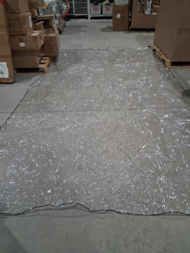 Heavy Duty water Resistant Durable trap -6.6ft x 13.1ft-  Vinyl/clear image 4