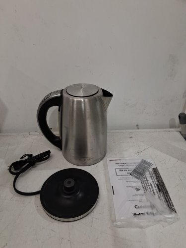 CUISINART PERFECTEMP PROGRAMMABLE CORDLESS ELECTRIC KETTLE - 1.7l capacity - STAINLESS STEEL (MODEL: CPK-17C) image 3