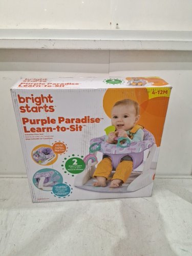 Bright Starts Learn to sit floor seat - 4-12 months - Purple Paradise (model : 13114) image 2