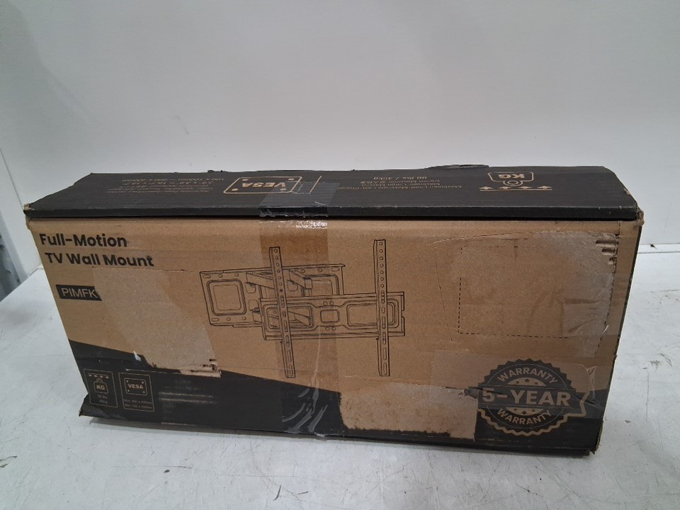 pipishell full motion tv wall mount - 26"-65" - black (model: pimfk1) image 4