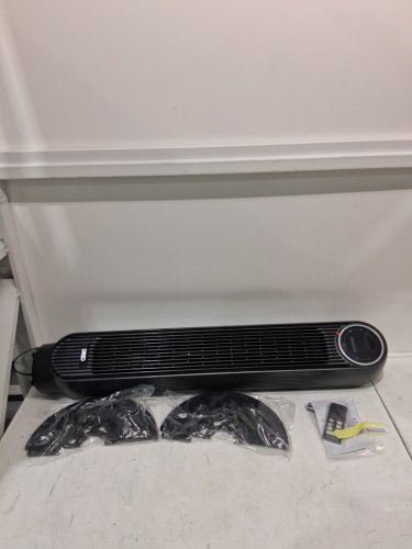 Dreo Smart Tower Fan with remote Control and 12H Timer - 36" - black/silver (model: dr-htf007) image 4