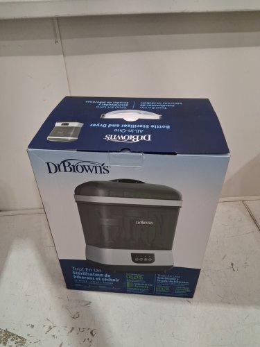 DR. BROWN'S DELUXE ALL-IN-ONE BOTTLE STERILIZER/DRYER - WHITE/GREY (MODEL: acc177) image 6