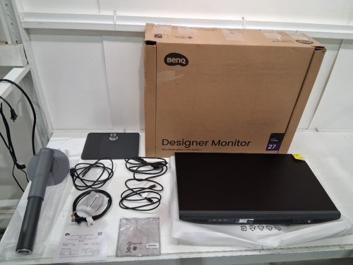 benq 2K QHD (2560x1440) Height Adjustable Anti-Glare Nano Matte Panel Monitor - IPS - 95% P3 - 100% sRGB/Rec.709 - 90W - USB-C - 100Hz - Software Calibration - Daisy Chain(MST) - black (model: PD2706QN-T) image 2