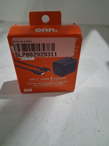 onn. USB-C Fast Charge Laptop Charging Kit - 67w - black (model: 100122521) image 2