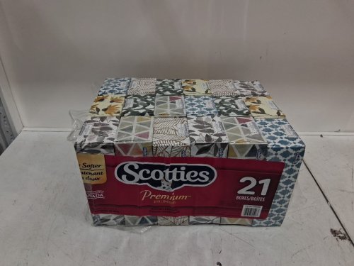 18pk scotties premium 2-ply facial tissue - assorted colors (model: 2446056) image 2