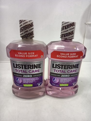 2PK LISTERINE MOUTHWASH TOTAL CARE WITH 8 BENEFITS- MILD MINT - 1.5L/EACH image 2