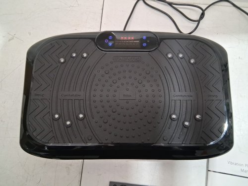 TAEVNO BLUETOOTH VIBRATION PLATE EXERCISE MACHINE - 450LB CAPACITY - WITH REMOTE - BLACK image 4