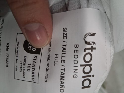 UTOPIA BEDDING WATERPROOF BAMBOO MATTRESS PROTECTOR FITS UP TO 15" DEEP - FULL - off-WHITE image 4