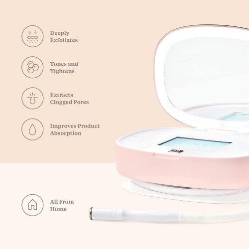 Trophy Skin 3-in-1 UltraDermMD Home Spa Microdermabrasion Machine - Blush Pink (Model: TSULMD-B) image 2