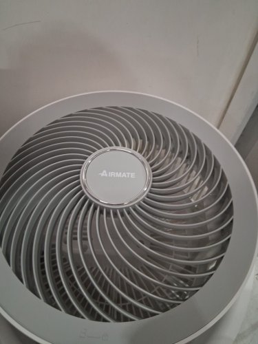 airmate 2-in-1 table & stand air circulation fan WITH REMOTE - 32 adjustable wind speeds - white (model: fa20-rd239) image 4