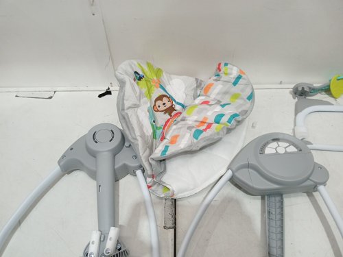 BRIGHT STARTS PLAYFUL PARADISE PORTABLE AUTOMATIC BABY SWING WITH MUSIC image 4