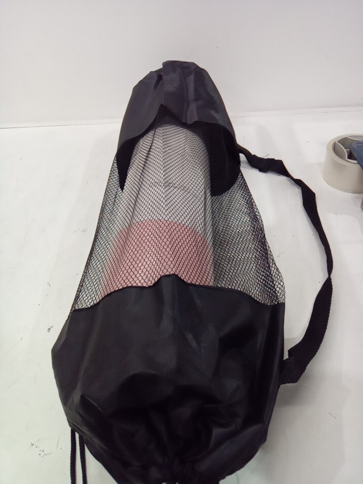 UMINEUX Yoga Exercise Mat Extra thick - 72" x 24" x 1/3" - PARFAIT PINK/Grey image 2