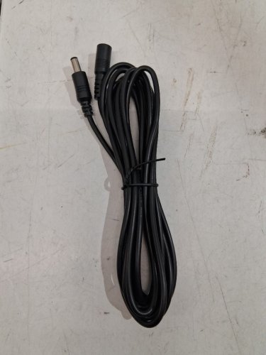 POWER ADAPTER EXTENSIONS CABLE - 10FT 12V - BLACK image 3