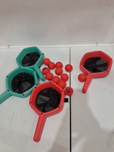 16pc CHILLAFISH DODGI shoot-and-catch slingshoT GAME - green/red (Model: 1785097) image 3