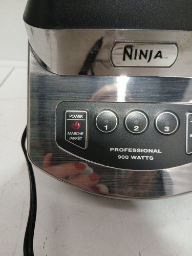 NINJA PROFESSIONAL BLENDER - 72oz PITCHER/900w - BLACK/SILVER (MODEL: NJ600WMC) image 3
