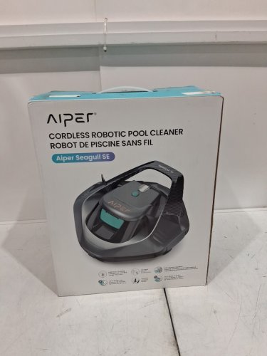 AIPER SEAGULL SE CORDLESS AUTOMATIC POOL CLEANER - ONLY FOR FLAT POOLS UP TO 40FT - BLACK (MODEL: SEAGULL SE) image 2