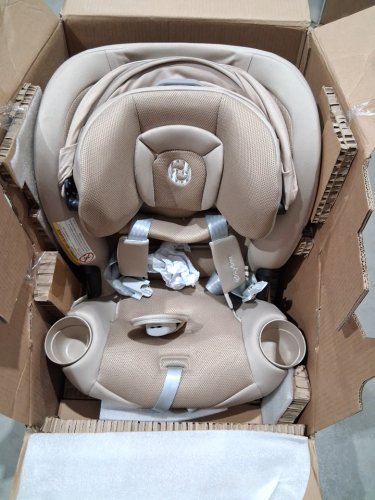 CYBEX GOLD CALLISTO G 360 ROTATING ALL-IN-ONE CONVERTIBLE CAR SEAT WITH SAFETY ASSURE PROTECTION SYSTEM - 120LBS MAX - ALMOND BEIGE (MODEL: 524000601) image 3