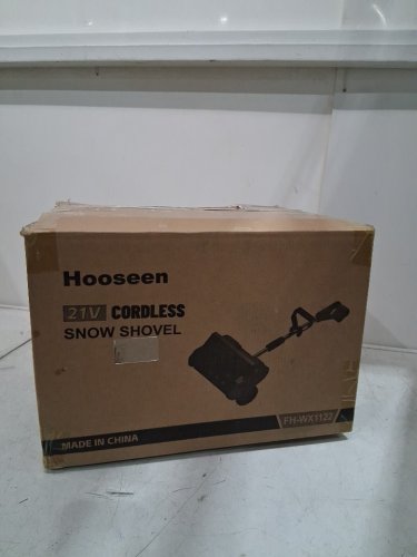 HOOSEEN Electric Snow Blower Shovel with 2 Batteries - 12" - 20V - Red (Model: fh-wx1122) image 2