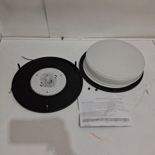tobusa Bright LED Ceiling Light fixture with 5 Color Temperatures - 36w -13" - black63633008-04) (model: image 3