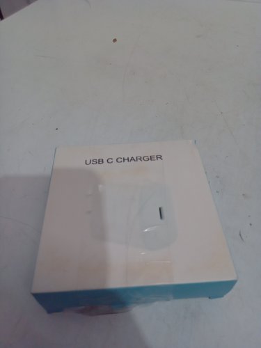 USB C Cable and USB C Fast Charger Block  - 10Ft - white image 2