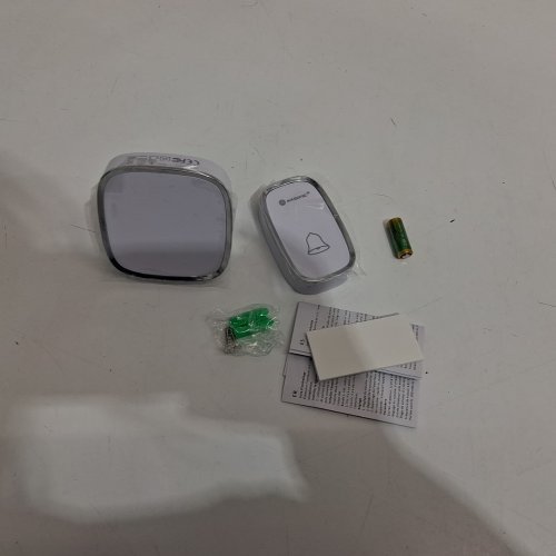 KASONIC WATERPROOF DUSTPROOF PLUG-IN WIRELESS DOORBELL - UPTO 1000FT - WHITE (MODEL: DB-201) image 3