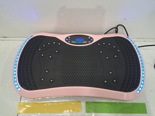 VIBRATION PLATE WITH 200 SPEEDS - 400LB MAX - PINK (MODEL:SZJ-01) image 5