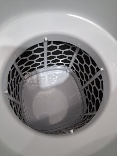 blueair pure 211i max hepasilent dual filtration large home smart air purifier - 1524 sq.ft - white/grey (model: 3613111100) image 7